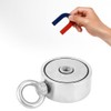 Double Sided Double Ring Salvage Magnet Super Strong Magnets for