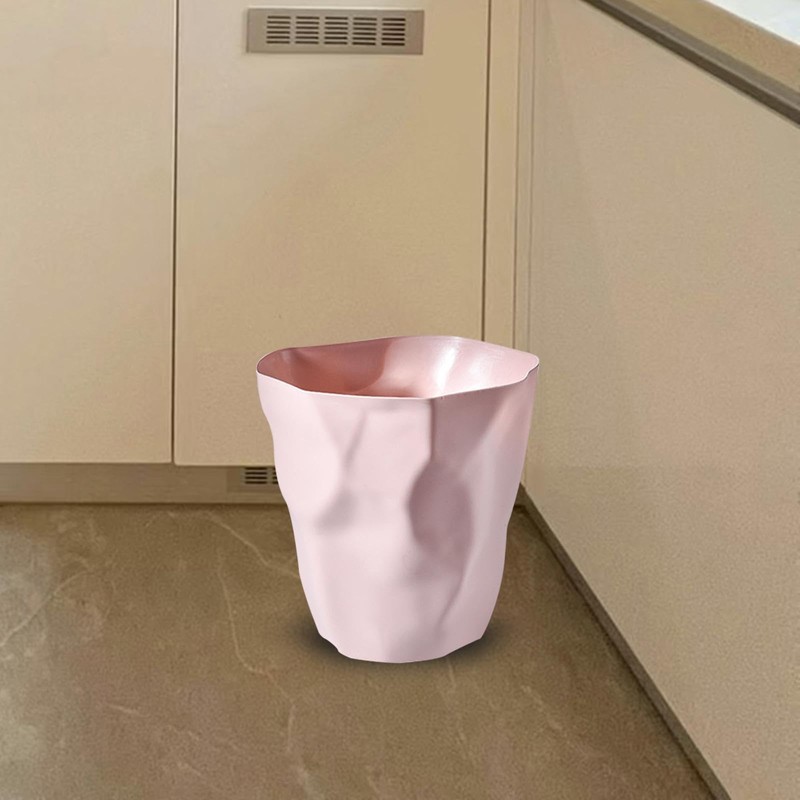 Milageto Trash Can Waste Paper Bin Household Dust Bin Without