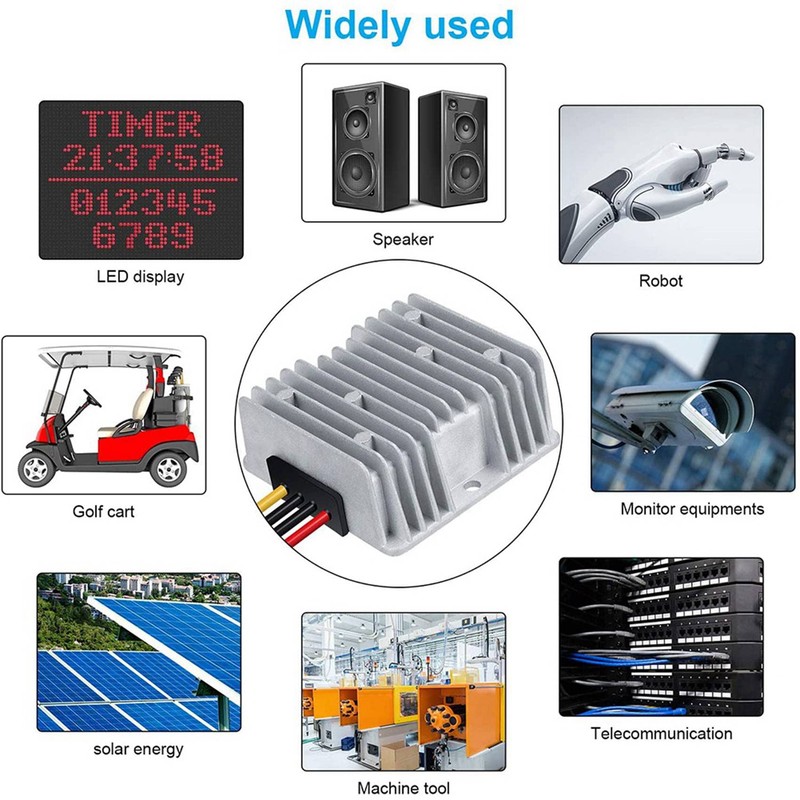 2X DCDC Converter Voltage 48V to 12V 10A 120W Voltage