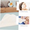 FOMIYES 4sets Bamboo Face Towels Reusable Exfoliating Face Cloths Large