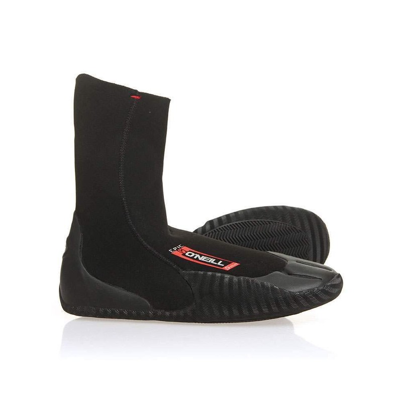 O'Neill Wetsuits Epic 5mm Round Toe Boots, Black - US
