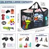 Qcfang Mesh Beach Tote Bag 27.5x14.1 Inch Foldable Extra Large