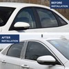 Wide Moulding Auto Trim Black/Chrome,1-9/16"(40mm) Self Adhesive DIY Strip for