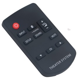 AULCMEET N2QAYC000121 Remote Control Replacement Suitable for Panasonic Home Theater Audio System SC-HTE80 SU-HTB385 SU-HTB580 SC-ALL30 SC-ALL70 SC-HTB680 SC-HTB685 SC-HTB690 SC-HTB880 SC-HTE1 80 SC