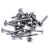 No.8 x 1.25 (4.2mm x 32mm) Pozi Flanged Self-Tapping Screw - Stainless Steel (A2) (Pack of 20)