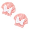 Biiange 2 Pcs Absorbent Hair Drying Towel Hat Quick Dry