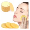 100pzs Esponja Facial Comprimida Para Limpieza Y Exfoliación