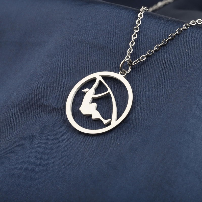 LQRI Pole Vault Necklace Pole vaulter Gift Pole Vault Coach