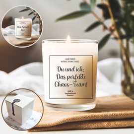 Personalisierte Sojawachs-Kerzen im Glas mit Spruch | Geschenk für Freundin | Weihnachtsgeschenk | Geschenkidee | handgemachte Kerzen | Deko