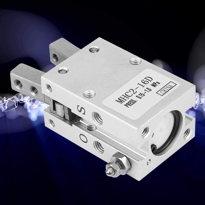 Air Cylinder, MHC2-10D/16D Pneumatic Finger Cylinder Gripper Pneumatic Cylinder (MHC2-16D)