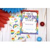 Pop On Over Popper Fidget Toy Birthday Thank You Notes,