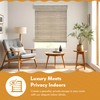 Radiance Cordless Bamboo Roman Shades for Windows - Flatweave Bamboo
