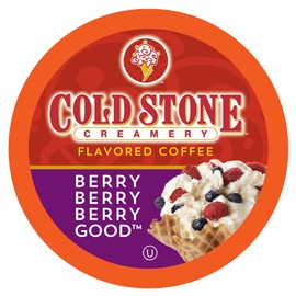 Cold Stone Creamery Beverages Berry Berry Berry Good Ice Cream Flavored Coffee Pods, Compatible with Keurig K Cup Brewers, 40 Count