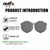 TDZ Black Metal Batwing Fairings Front Mesh Speaker Grill Replacement