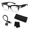 Reading Glasses with Lights USB Rechargeable Magnifying Glasses Lighted Readers
