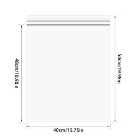 15PCS Resealable Clear Plastic Bags Large Ziplock Bags 40 x 50cm Sealed Bag Storage Bag Press Seal Bags Thickening and Durable Apply to Quilts Blankets Clothing Storage