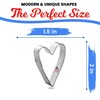 Foose Mini Primitive Heart Cookie Cutter- 2 inch- Made in