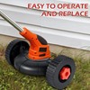 Weeding Trimmer Wheels,Lawn Mower Auxiliary Wheels | Adjustable Support Wheels