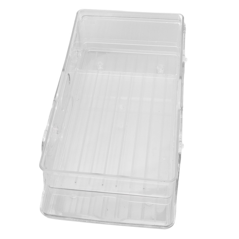 Automatic Rolling Beverage Soda Can Storage Organizer Double Layers Plastic