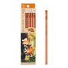 Tombow Hello Nature Children's Soft Lead Pencils, 6B, Red Panda