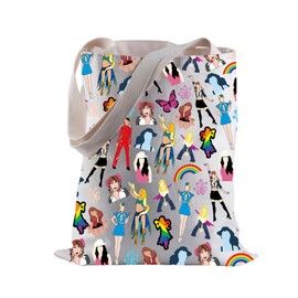 ‌Singer Inspired Tote Bag Music Lover Gift Pop Princess Shopping Bag for Fans (Brit)
