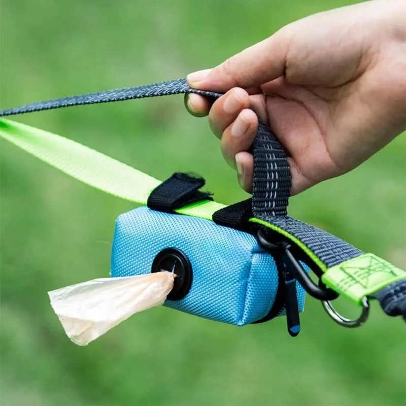 PawComfort Dog Poop Bag Dispenser – Secure Leash Attachment Clip