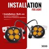 HECASA LED Fog Lights Pair Compatible with 2012-2023 Toyota Tacoma