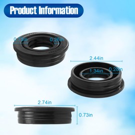 WD08X27458 Dishwasher Floating Seal Assembly for GE Hotpoint Haier DDT700SBN GDF510PGM, Dishwasher Circulation Pump Inlet Grommet Replace PS16554611 AP7018540 WD08X25471