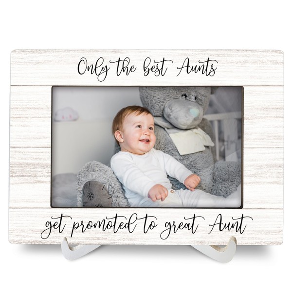Luipk Aunt Gifts 8x6 Picture Frames - Pregnancy Announcement Gifts