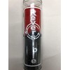 Reversible Double Action 2 Color (Red Over Black) Unscented Pillar