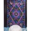 ICC Purple Burning Sun Tie Dye Tapestry Celestial Sun Moon