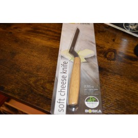 Boska Holland Stainless Steel Bamboo Cheesy Knife, Soft Cheeses