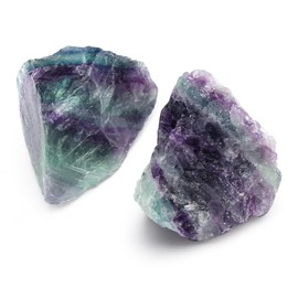 GUJOXILA 2 Pieces Large Crystals Rough Stone Set Natural Stone Real Natural Raw Stones Crystal Premium Water Stones Energy Stones Reiki Decor Esoteric Gifts 4.5-5.5cm