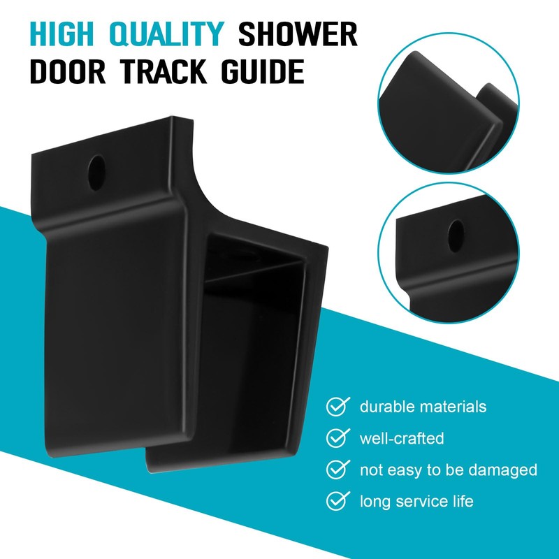 M6209 Sliding Shower Door Bottom Guide 1/2" Wide Fit for