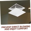 SHOWERORO 2pcs Central Air Conditioning Windshield Deflector with Convenient Hook