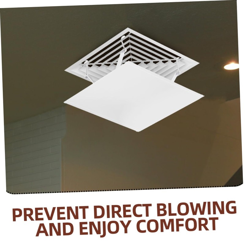 SHOWERORO 2pcs Central Air Conditioning Windshield Deflector with Convenient Hook