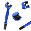 Samcos Chain Brush, Red, Blue, Set of 2, Three-sided Brush,