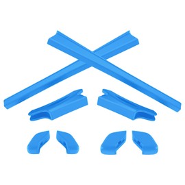 Tintart Kits de goma de repuesto para orejas y narices para Oakley Flak Jacket | Flak Jacket XLJ Sunglass Azul
