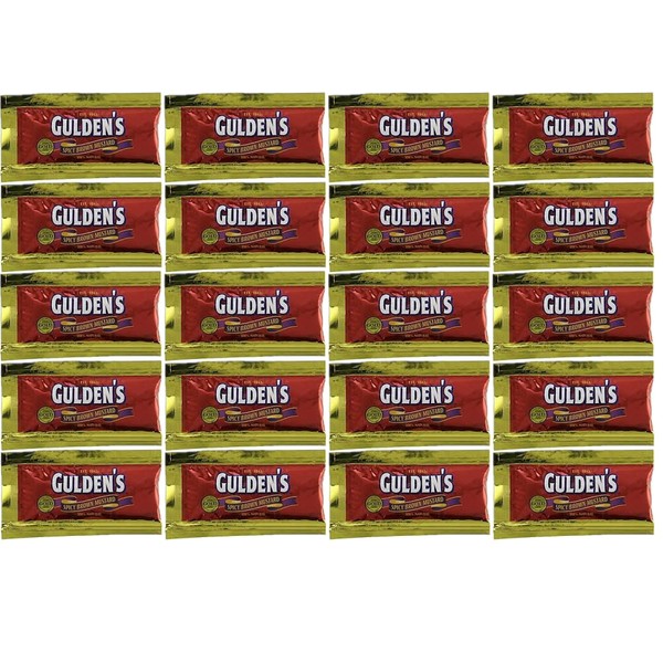 Gulden's Spicy Brown Mustard Packets, 0.32 Ounce (Pack of 60)