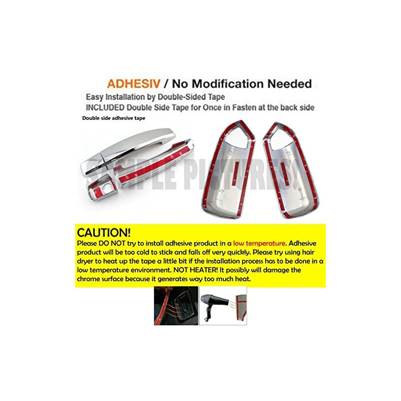 LJ INTERNATIONAL Quality Accessories 4pcs Stainless Steel Window Molding Trims