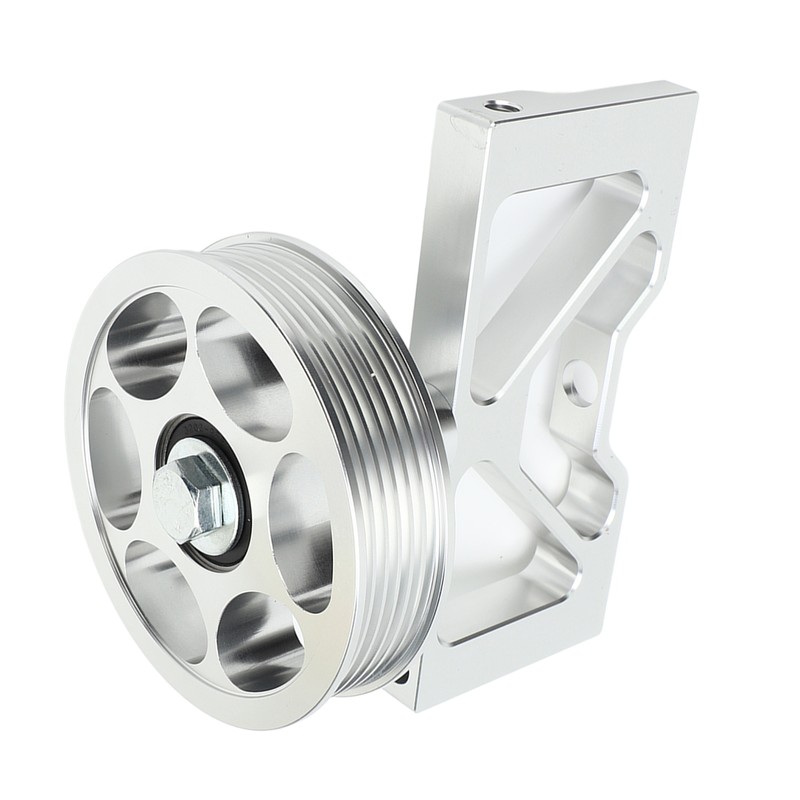 Air Pump Idler Bracket with Pulley Metal Replacement for Ford