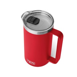 YETI Rambler Pitcher, Vacuum Insulated, Stainless Steel with MagSlider Lid, Rescue Red, 34 oz (1005 ml)
