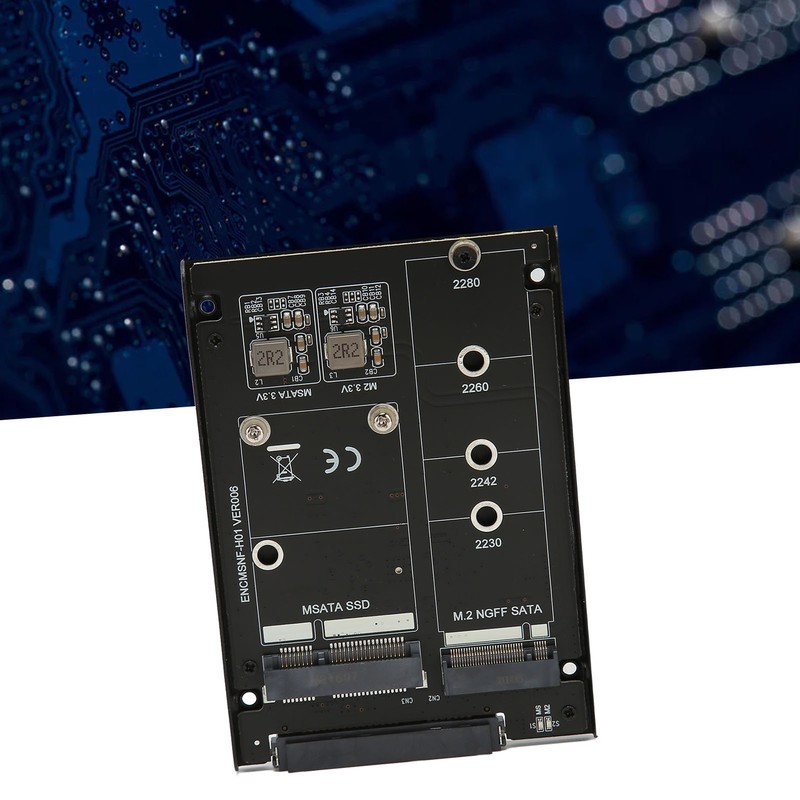 M.2 NGFF MSATA to SATA3 Adapter Card JBOD Mode 6Gbps