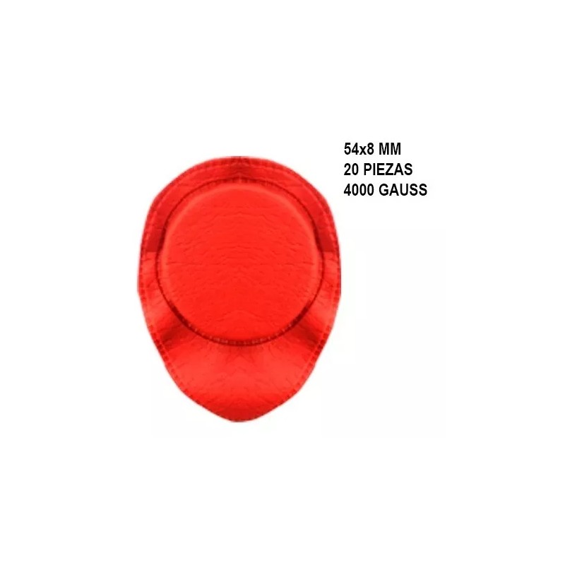 IMANES BIOMAGNETISMO Mx Kit 20 Imanes 54x8 3800 Gauss C/u