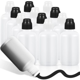 Tessco Empty 2 Ounce Graffiti Mop Marker Paint Daubers Fillable Paint Marker Bottle Squeeze Bottle Empty Bingo Dauber Dabbers White Black Sponge Tip for Wooden Plastic Board Cloth(4 Set)