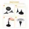 ODEETRONIC Solar Ground Lights, 12 Pack 8 LED Solar Disk