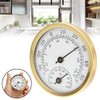 TEAMWILL Mini Analog Thermometer Hygrometer Humidity Meter Room Indoor Temperature,
