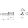 BASI Set of 4 Keyhole Locks for Room Doors BB