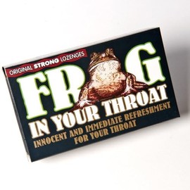 Simpkins Frog in Your Throat Original Strong Throat Lozenges - Cough Drops for Adults for Sore Throat Relief - British Cough Drop Menthol Sore Throat Lozenges - Strong and Penetrating (1.4 oz)