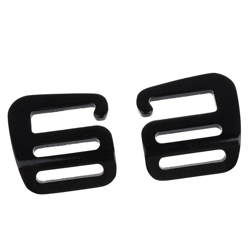 yuksok 2pcs Backpack g Shaped Hook Webbing Buckle Hardware, Lightweight